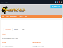 Tablet Screenshot of myafropages.com